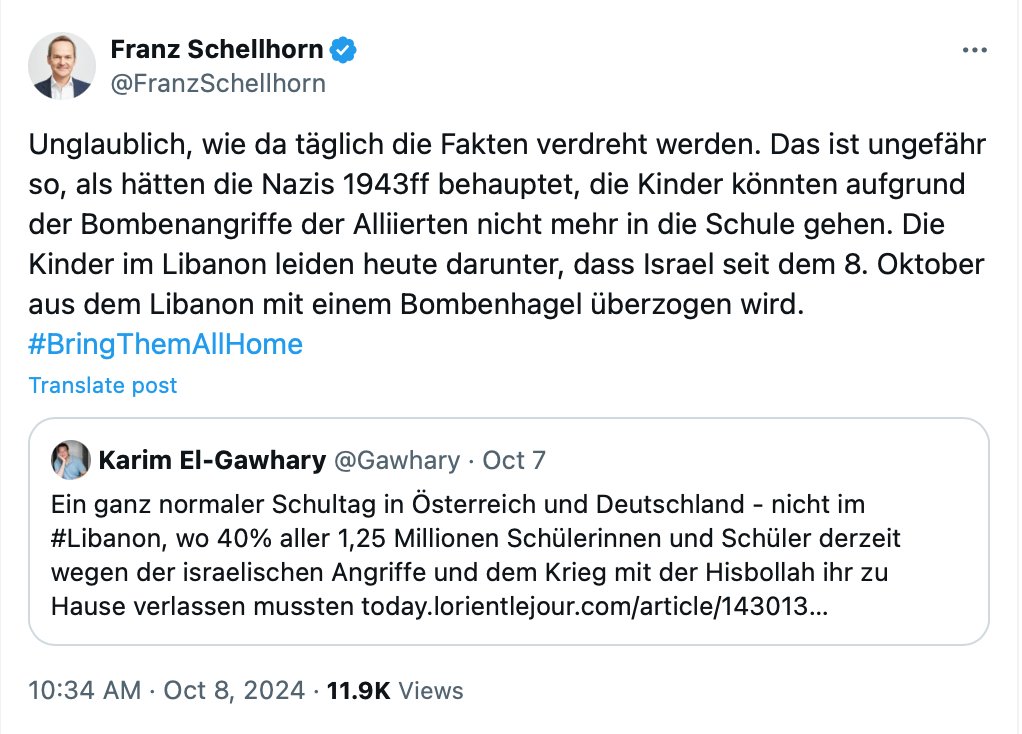 Es ist wirklich beachtlich, wie <a href="/FranzSchellhorn/">Franz Schellhorn</a> es schafft, in solch komprimierter Form, nicht nur seine nicht vorhandene sinnerfassende Lesekompetenz und historische Kenntnis, sondern auch seine Unfähigkeit, die einfachsten logischen Schlussfolgerungen nachzuvollziehen, auf