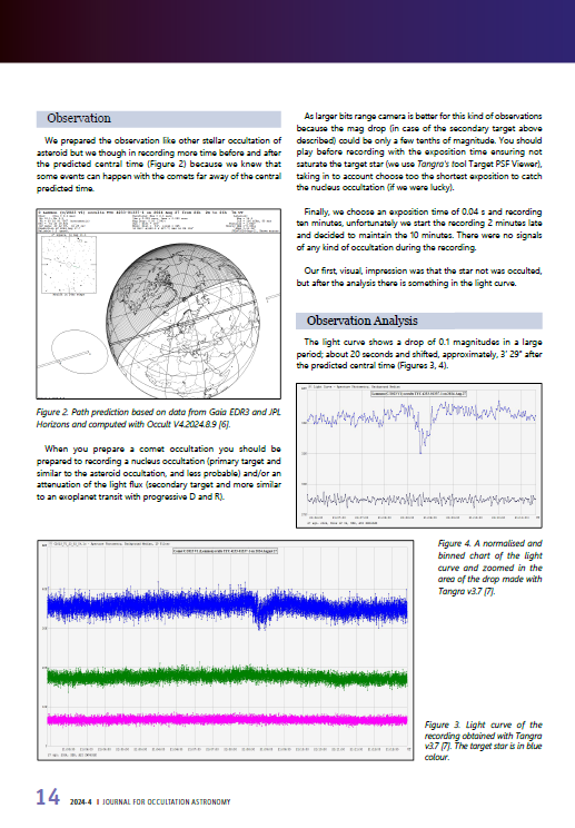 IOTAEuropeanSec's tweet photo. Journal for Occultation Astronomy 2024-04 is now available for free.
https://t.co/IQhuhoTDwO
This issue: Accuracy of eclipse path maps, C/2023 V1 Lemmon, timestamps in occultations, (541132) Leleākūhonua, ESOP 43 &amp; more
Back issues: https://t.co/OO1uR7MpwY
#astronomy #asteroid https://t.co/BnmeBRJwL9