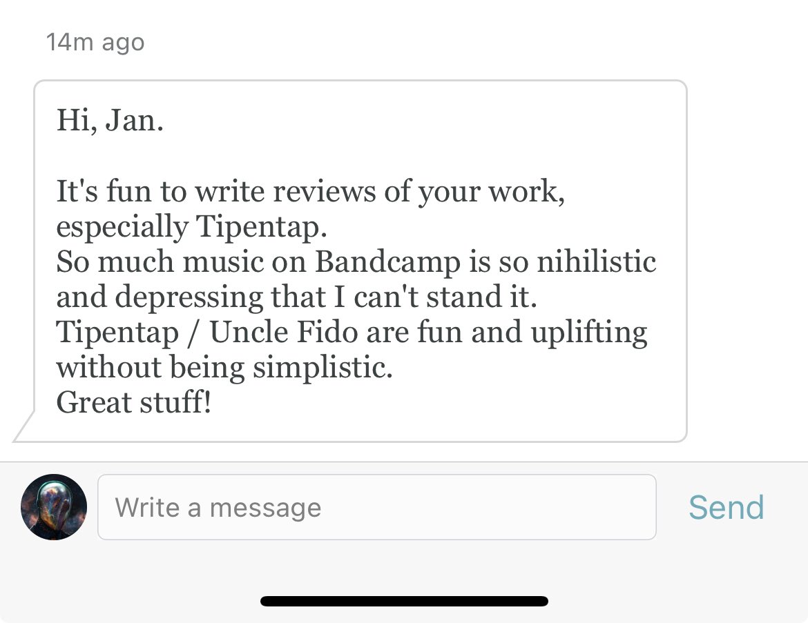 Uncle Fido.

Balancing nihilistic and depressing music since 2021.