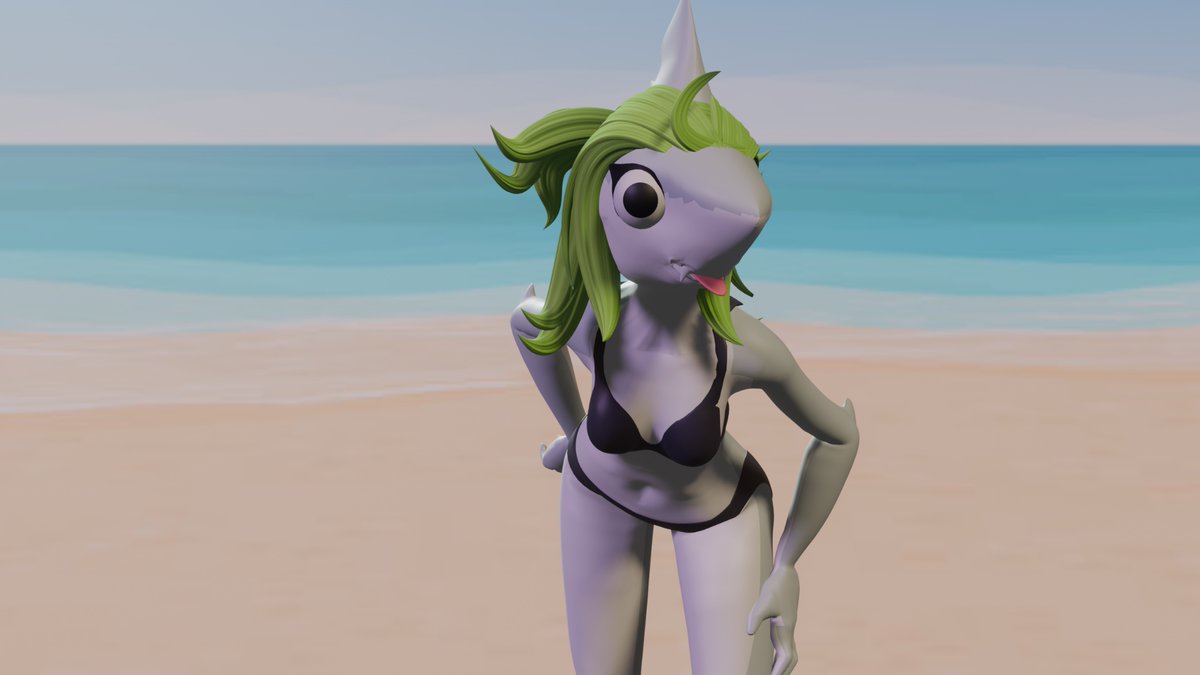 badstyn's tweet photo. @cat_pepper fan art 3D model of your shark oc, I hope okay! Congrats on 10k!!! 

あなたのサメキャラクターのファンアート、大丈夫だといいのですが。フォロワー1万人おめでとうございます！(���本語を勉強中です、違っていたらごめんなさい)

#art #fanart #shark #oc https://t.co/yeSERsx14B