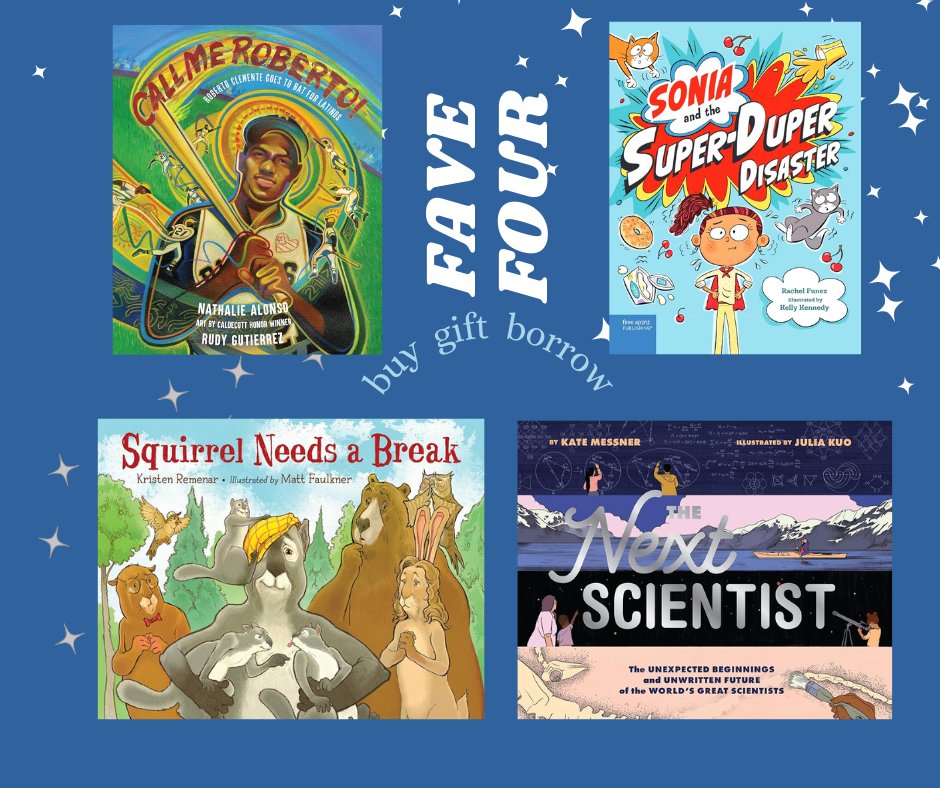 Cheryl Johnson (@cheryl_ajohnson) on Twitter photo FAVE FOUR
If you'd like to see other picture book recommendations for this year, pop on over to cherylajohnsonwrites.weebly.com.
<a href="/KateMessner/">katemessner</a>
<a href="/rachel_funez/">Rachel Funez, is migrating to Blue Sky</a>
<a href="/NathalieMLB/">Nathalie Alonso</a> FAVE FOUR
If you'd like to see other picture book recommendations for this year, pop on over to cherylajohnsonwrites.weebly.com.
<a href="/KateMessner/">katemessner</a>
<a href="/rachel_funez/">Rachel Funez, is migrating to Blue Sky</a>
<a href="/NathalieMLB/">Nathalie Alonso</a>
