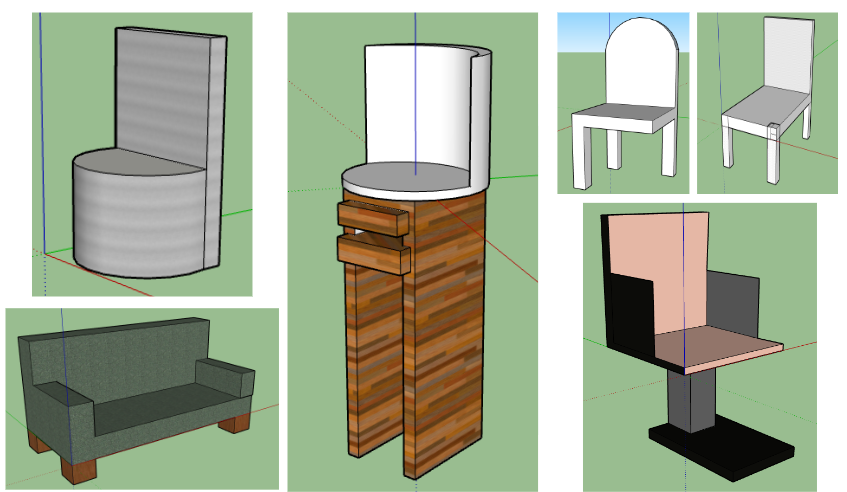StMarysDT's tweet photo. CAD lesson with Year 9's today. Getting to grips with how to use SketchUp. https://t.co/wbJgzL0zvW