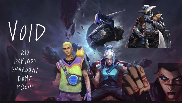 VoidES_'s tweet photo. 👾AQUI ESTA EL ROOSTER 👾
Competiremo tanto en la division 2 del @SomosLaTormenta como luchando el @MadridinGame 🤺
🤠@d0mefps 
🫥@rio0_val 
🔥@TShaadowz 
🎃@m0chi05val 
🌪️@domingo_10 https://t.co/hf2U1TsK7k