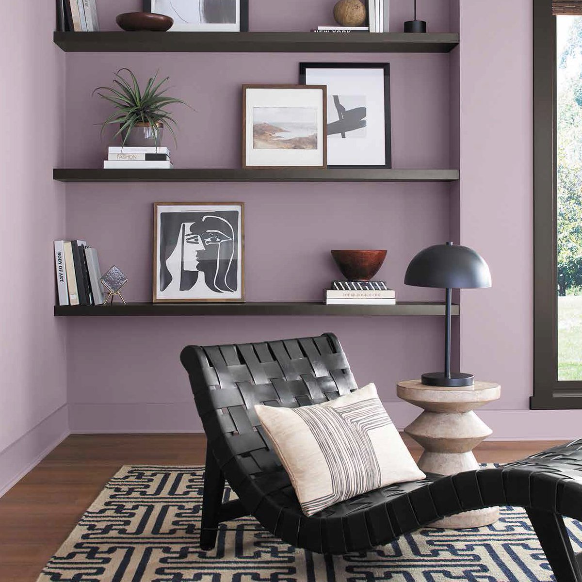 Let purple ignite your imagination. 🔥 Purples are known to spark creativity and encourage relaxation. Discover the magic of this unique colour with our Pops of Purples palette in our latest blog post. 🎨 Blissful CP0614 #fleetwoodpaints