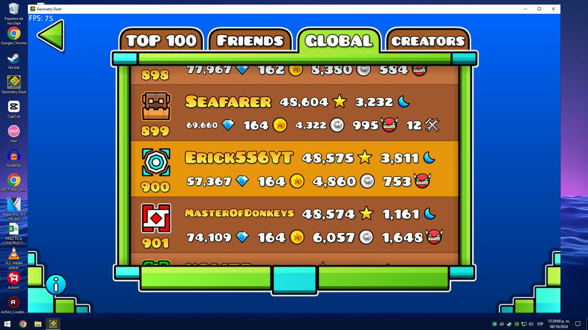 Erick5562's tweet photo. Top 900! 📈 https://t.co/zEw4KIfqum