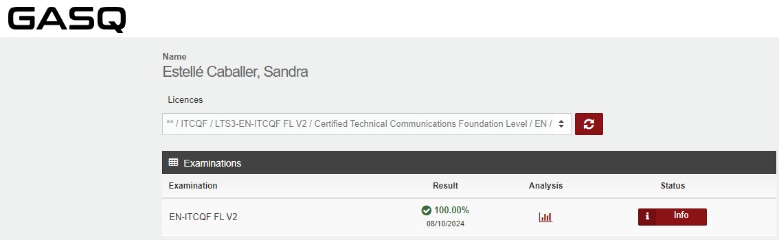 sandra_ec81's tweet image. Després de l&apos;esforç ve la recompensa! 💪🏻 Ja estic certificada com a especialista en comunicació tècnica! 😁

Hard work pays off! 💪🏻 I&apos;m a certified technical communication specialist! 😁

#techwriting
#technicalcommunication
#newcareerpaths
#newchallenges
#proudofme

@ITCQFnews