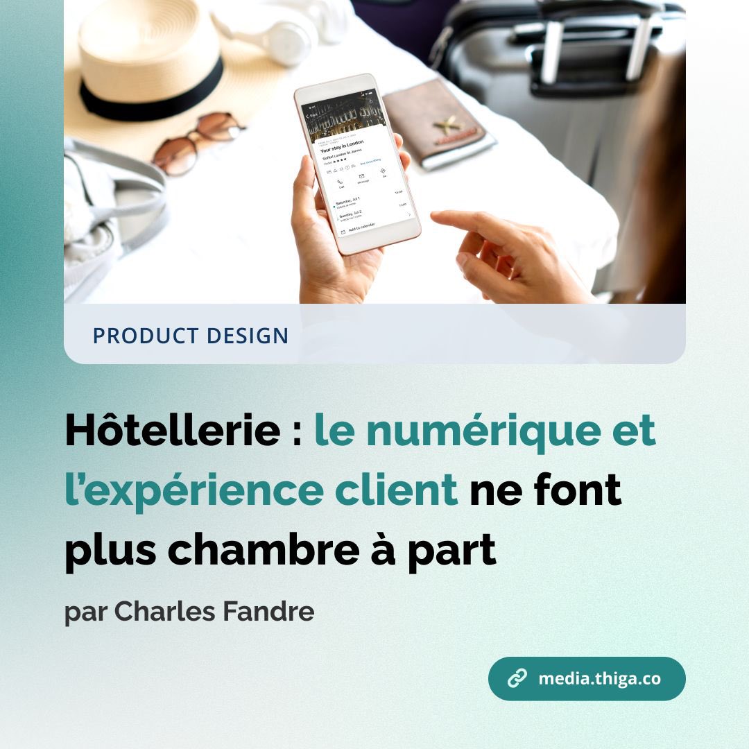 Se réinventer chaque jour 🧗‍♂️

Fier de partager cette interview avec <a href="/MimiElHa/">Myriam El Harraq</a> où nous discutons de l’impact du digital dans l’hospitalité et comment, ensemble, nous réinventons l’expérience client chez <a href="/Accor/">Accor Group</a> .

👉 media.thiga.co/hotellerie-num…

#Design #Innovation #Accor #Thiga #apple