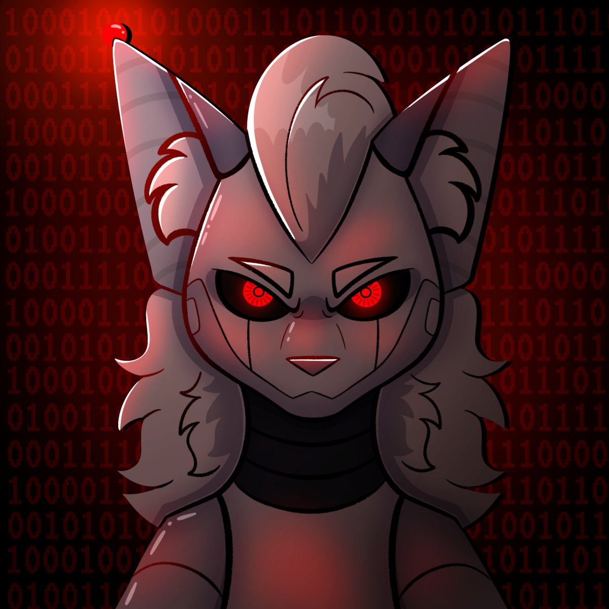 _DanSly_'s tweet photo. Headshot commission for an user on IG! Murder robot kitty!
#catoc #occat https://t.co/Tj0RzK0zXE