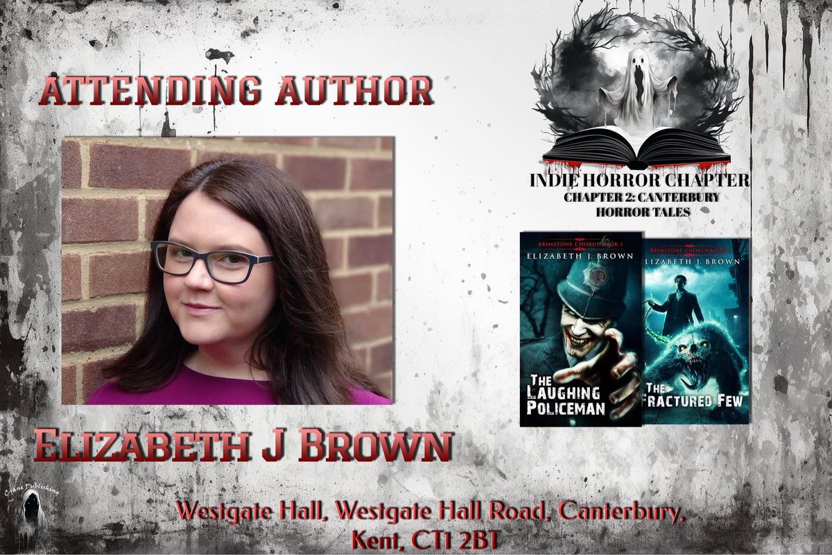 I'm pleased to announce that I'm an attending author at Indie Horror Chapter 2 in Canterbury on 29th March 2025.

For more details, head on over to the Indie Horror Chapter event page on Facebook:

facebook.com/events/1224757…

#indiehorrorchapter2 #indieauthor #horror
