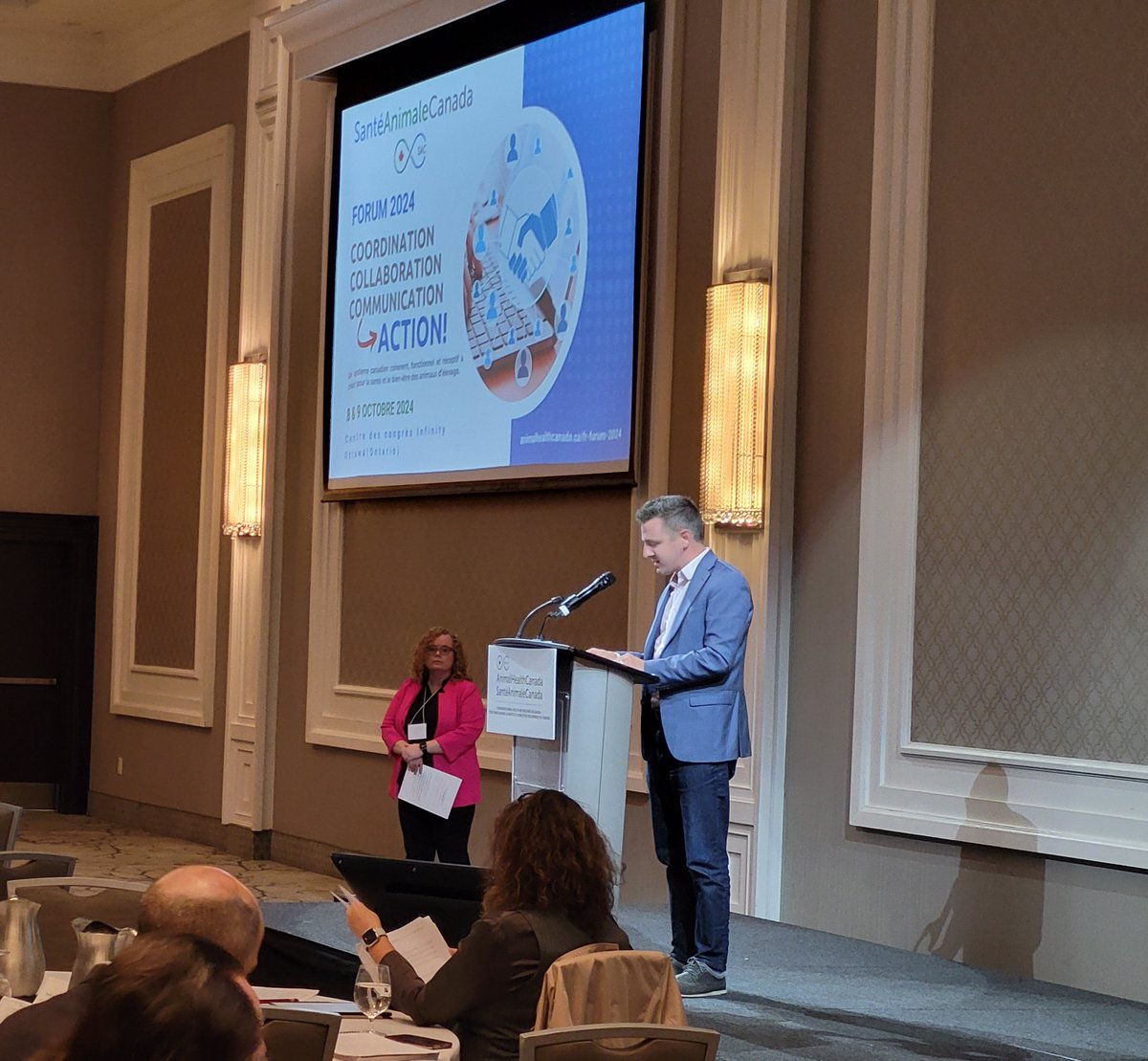 Animal Health Canada | Santé animale Canada (@ahc_sac) on Twitter photo We thank Parliamentary Secretary to the Minister of Agriculture and Agri-Food, <a href="/Francis_Drouin/">Francis Drouin</a> for attending the 2024 #AHCForum today to announce <a href="/AHC_SAC/">Animal Health Canada | Santé animale Canada</a> will receive over $13,000,000 in funding to continue to advance animal health and welfare in Canada. animalhealthcanada.ca/news?contentid… We thank Parliamentary Secretary to the Minister of Agriculture and Agri-Food, <a href="/Francis_Drouin/">Francis Drouin</a> for attending the 2024 #AHCForum today to announce <a href="/AHC_SAC/">Animal Health Canada | Santé animale Canada</a> will receive over $13,000,000 in funding to continue to advance animal health and welfare in Canada. animalhealthcanada.ca/news?contentid…