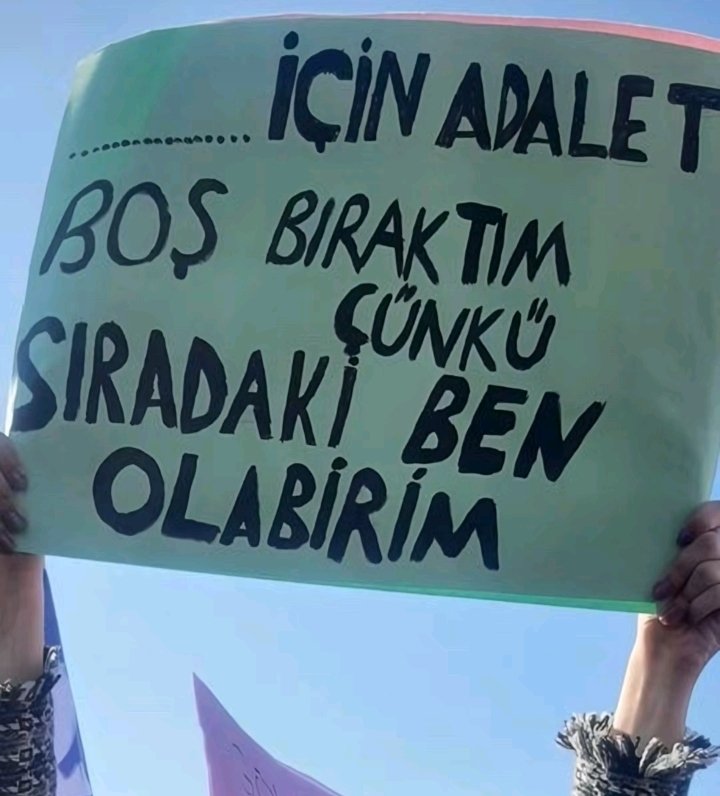 sıradaki ben olabilirim.

#6284üuygula
#istanbulsözleşmesiyaşatır