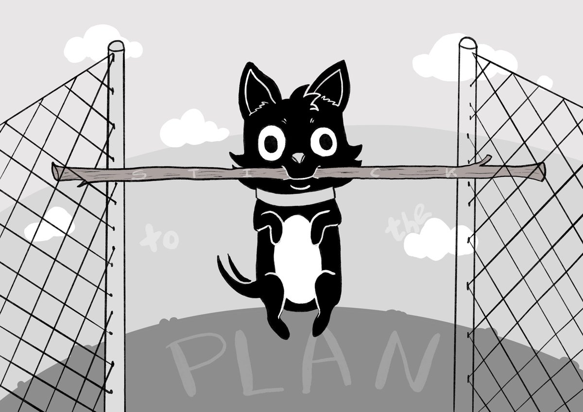 Luc Naril (@narilartgames) on Twitter photo Al pobre Roberto se le ha atascado el palo y ahora no sabe cómo sacarlo.
Dibujo del chulísimo Stick to the Plan de los compis <a href="/DeadPixelTales/">✨🐶 STICK TO THE PLAN 🪵✨</a> , cómo parte del Gametober. Al pobre Roberto se le ha atascado el palo y ahora no sabe cómo sacarlo.
Dibujo del chulísimo Stick to the Plan de los compis <a href="/DeadPixelTales/">✨🐶 STICK TO THE PLAN 🪵✨</a> , cómo parte del Gametober.