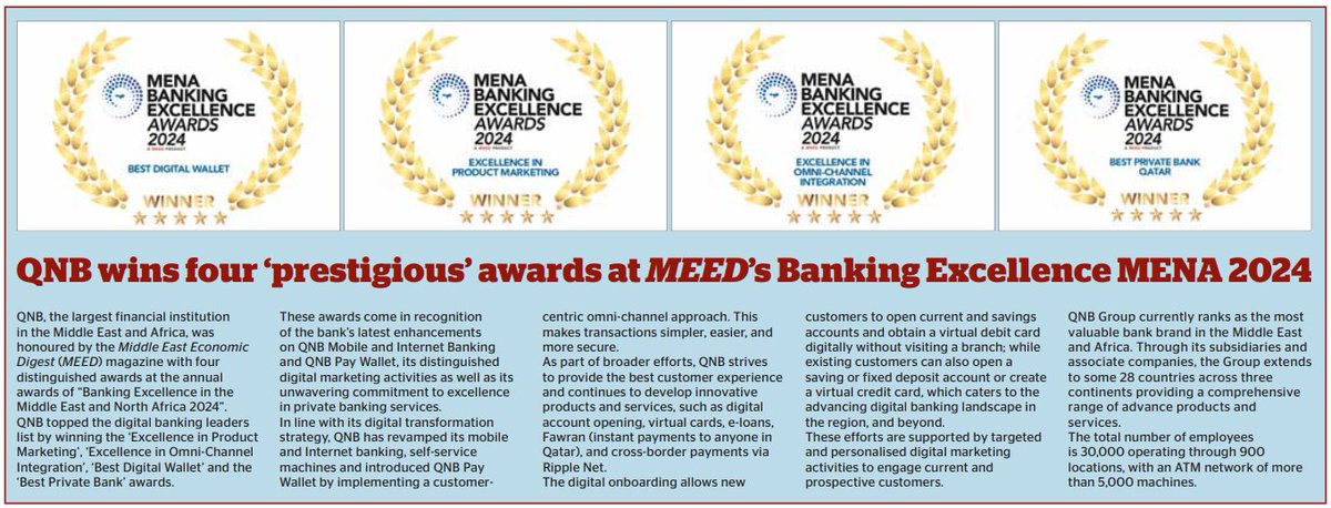 In a recent press junket, #Ripple partner Qatar National Bank, called out #RippleNet (sic) use for cross border remittance as part of their award-winning approach. (June '24 Gulf Times)
gulf-times.com/pdf/2024/06/20…