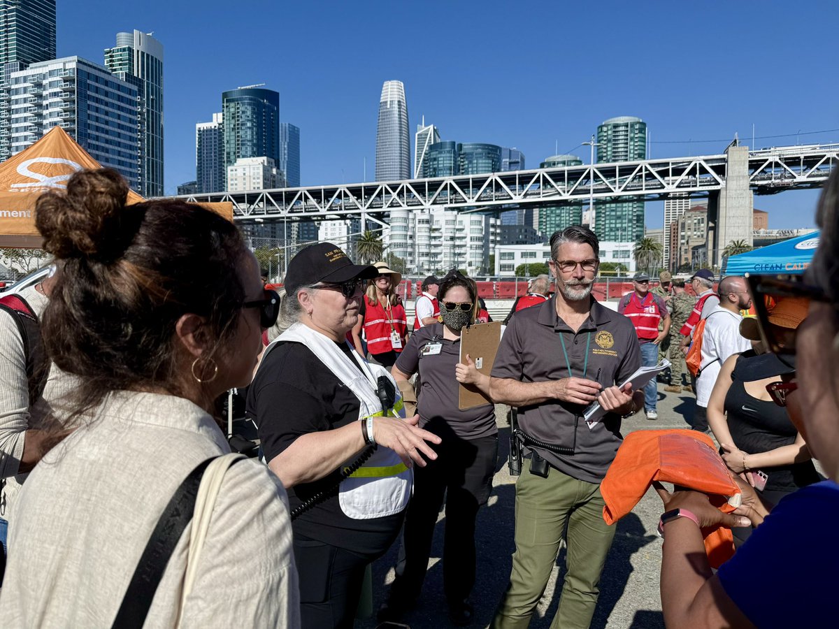 SF_emergency's tweet image. We just completed our #FleetWeekSF Defense Support of Civil Authorities disaster preparedness exercise. Like we ask of you, we practiced our emergency plan to make sure we are #ReadySF.