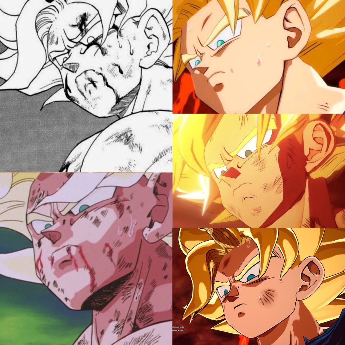 Goku’s disappointed look: Manga | Anime | FighterZ | KAKAROT | Sparking! ZERO