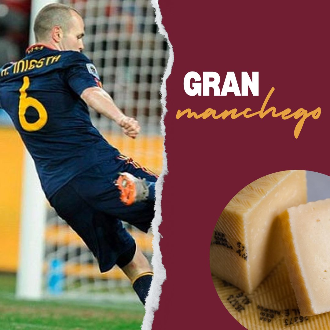 𝐔𝐍 "𝐆𝐑𝐀𝐍 𝐌𝐀𝐍𝐂𝐇𝐄𝐆𝐎" 𝐀𝐍𝐔𝐍𝐂𝐈𝐀 𝐒𝐔 𝐑𝐄𝐓𝐈𝐑𝐀𝐃𝐀 𝐃𝐄𝐋 𝐅𝐔𝐓𝐁𝐎𝐋 𝐏𝐑𝐎𝐅𝐄𝐒𝐈𝐎𝐍𝐀𝐋

Desde la DOP Queso Manchego, queremos expresarle nuestros más sinceros deseos de éxito a Andrés Iniesta en esta nueva etapa.

<a href="/QuesoManchegod/">Queso Manchego DOP</a>