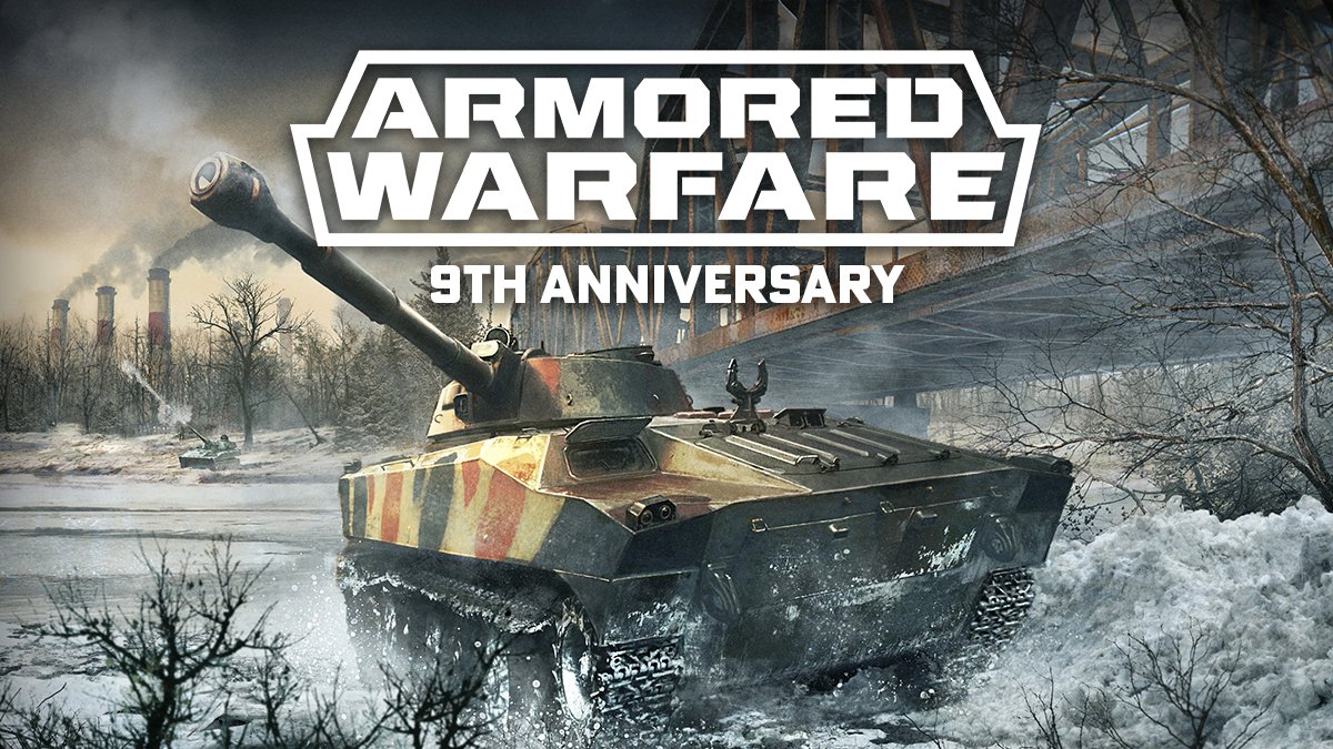 From the 1950s to the 2030s, we salute our soldiers of fortune who have waged war in Armored Warfare. Cheers to 9 years of crushing your enemies with an unstoppable arsenal of armored combat vehicles! 💥 
 
Haven't fought valiantly yet? Check out the game on Steam!