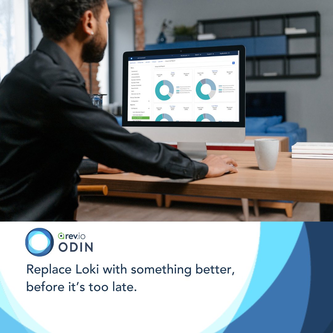Replace Loki with something better, before it’s too late. Follow the link below to learn more about Odin’s features and functionality.

hubs.li/Q02SwJS20

And, if you’re attending Webex One In October 21st-24th, stop by the Rev․io booth to meet the team and learn more.