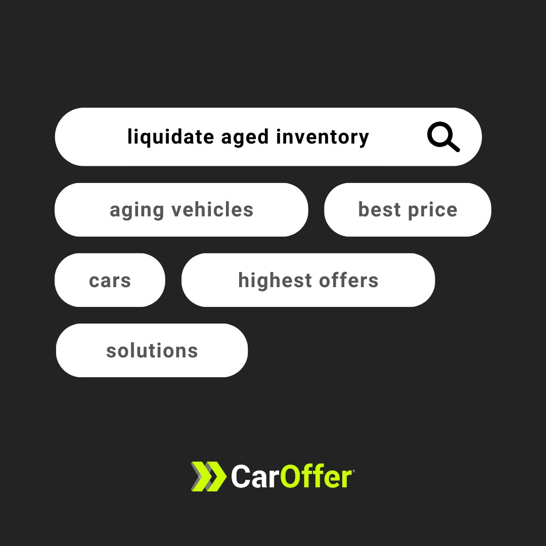Offload inventory at the best price! CarOffer connects you to the highest offers nationwide for your aging pre-owned vehicles, making it the ultimate selling solution! 🚗

Schedule a demo to get started: hubs.la/Q02SB-mF0
#CarOffer #BuySellTrade #AutomotiveSolutions
