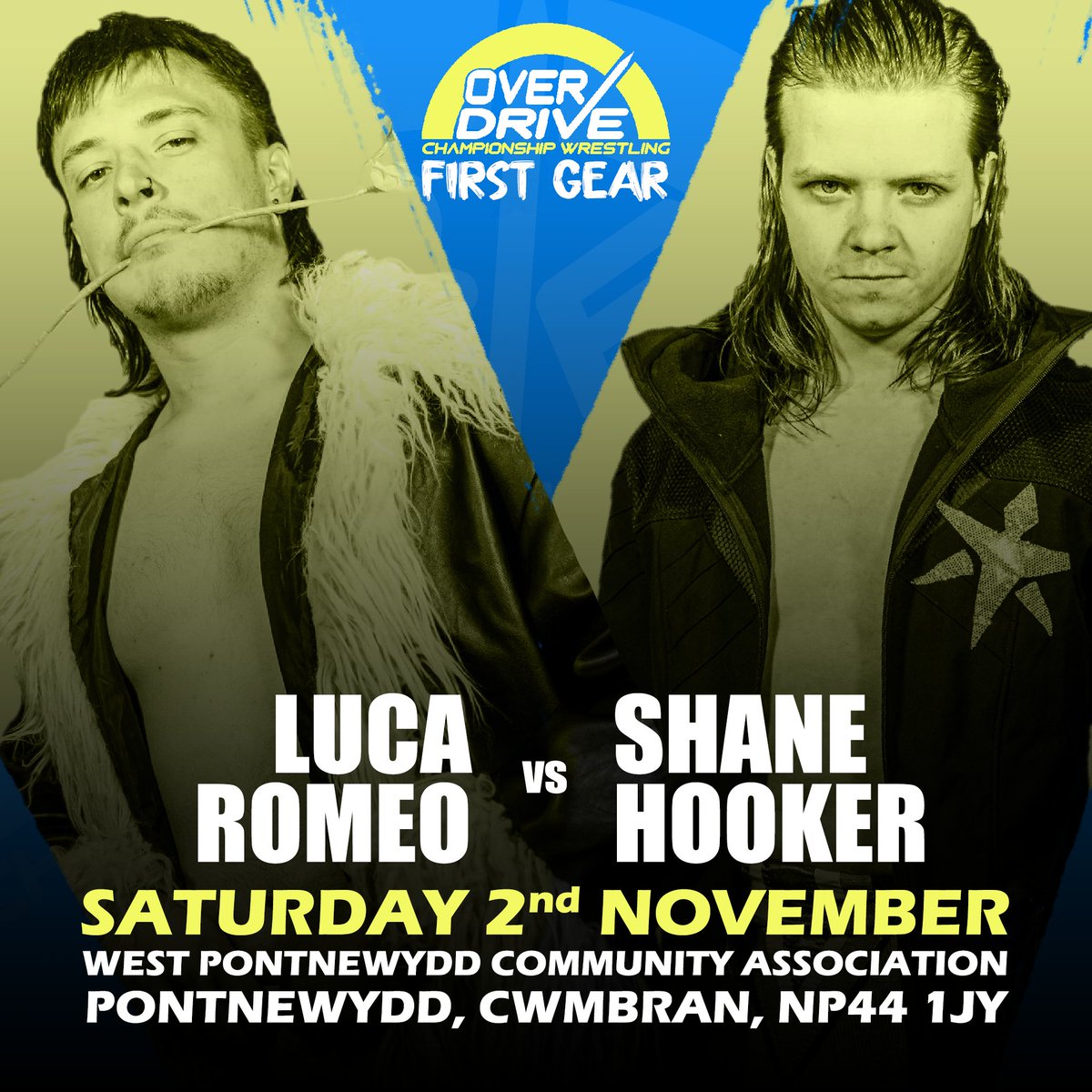 MATCH ANNOUNCEMENT!

Our next match features a returning SHANE HOOKER, back from injury to step into the ring with dashing debutant LUCA ROMEO!

You don't want to miss OVERDRIVE: FIRST GEAR on Saturday 2nd November!

ringsideworld.co.uk/event6883/over…