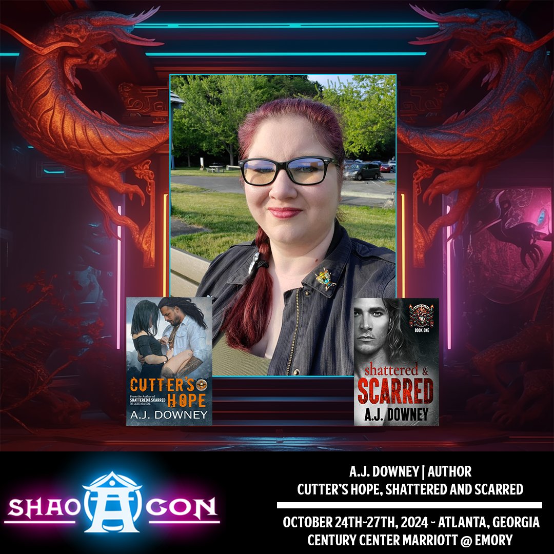 Get ready for the Triad of Storycraft to join the Champion roster at #ShaoCon!

First up, we have A.J. Downey! Writer of relatable romance stories!