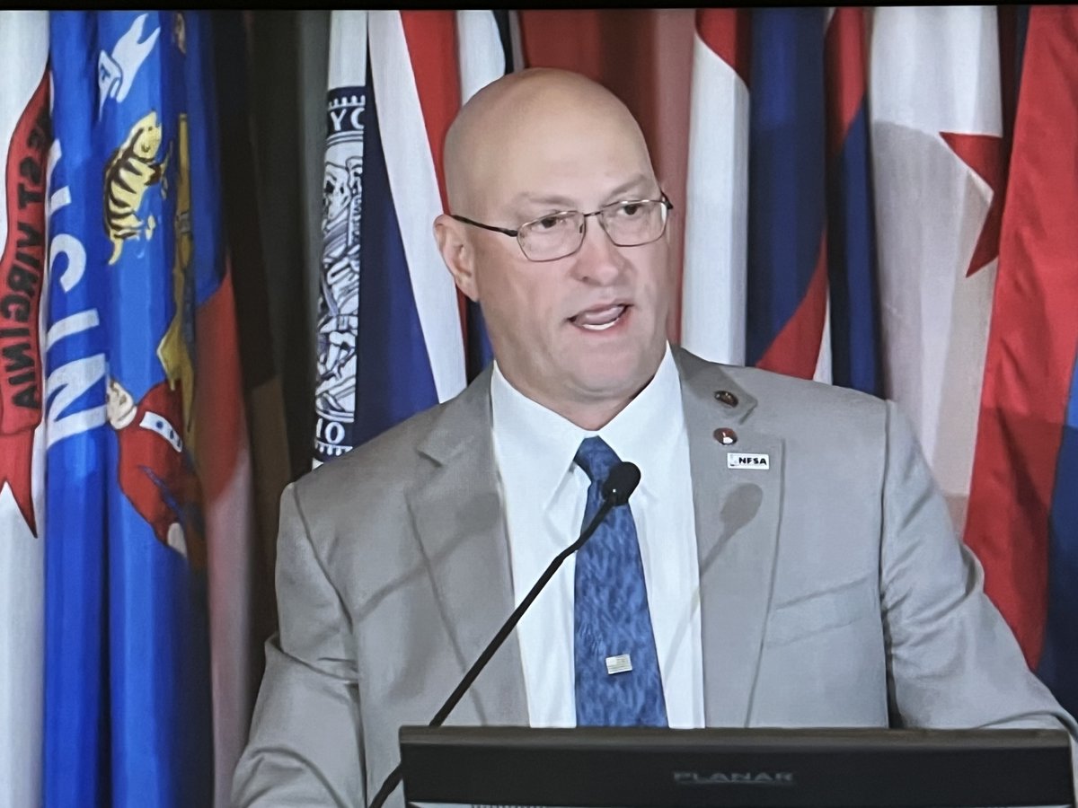 Shane Ray, President, <a href="/NFSAorg/">NFSA</a>, Board Member, <a href="/CFSIUpdate/">CFSI</a> shared updates, statistics and success stories of fire sprinklers. "Fire sprinklers buy time, time saves lives!"
#USFASummit #FireServiceOneVoice