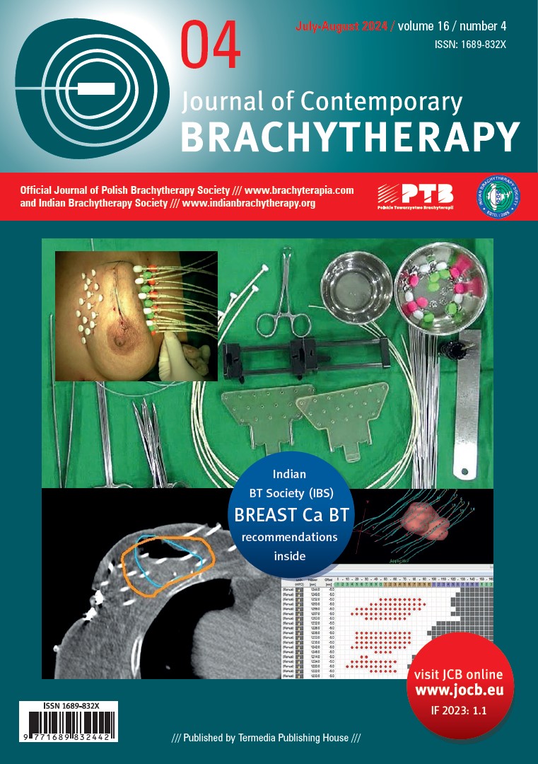 #Brachytherapy for #APBI and #boost in selected #breastcancer patients. #Consensus of #Indian BT Society #IBS to generate practical and reproducible #guidelines for direct method implementation. 
termedia.pl/Indian-Brachyt…
#ThisIsBrachytherapy #jocb #multicatheter #interstitial