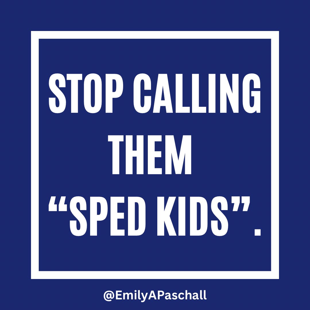 ➡️PSA #1: “SPED kids” are “Gen. Ed kids” first. Just because a student has an IEP does not mean we stop problem solving on how to reach them in Tier 1 and 2 first. The end goal is for the student to no longer need special education services. The only way this happens is when the