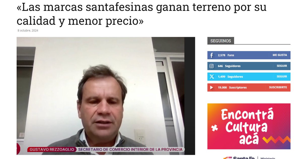 ¡Los precios en Santa Fe se mantienen estables! 🛒💰 Las marcas locales ofrecen calidad y hasta un 35% de ahorro frente a las primeras marcas.  🌾🚜 #AcuerdoSantaFe

Nota completa a <a href="/gustavorezzo/">Gustavo Rezzoaglio</a> en ATP 
💻youtube.com/watch?v=obG_-h…