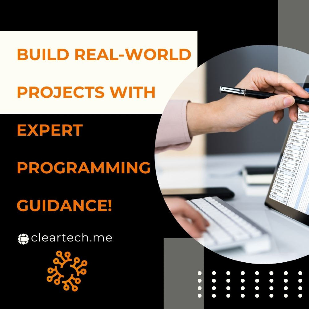 Clear_tech_me's tweet image. 🛠️ Want to create impressive projects?
Get hands-on experience building real-world applications with expert guidance! 💼
#ProjectBasedLearning #CodeProjects #TechSkills #LearnByDoing