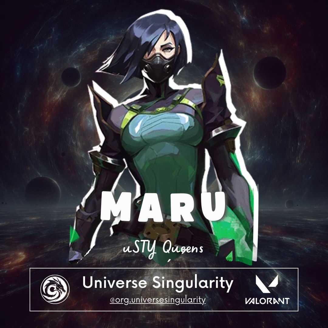 ¡Le damos la bienvenida a nuestra jugadora Maru al equipo femenino Universe Singularity Queens!

Nicole es una jugadora profesional de Valorant que está arrasando en la escena competitiva. Con increíbles habilidades, ha demostrado ser una competidora imparable