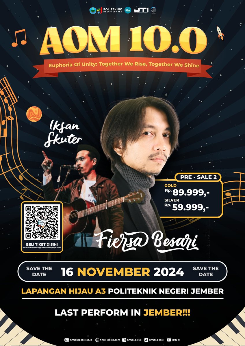 studiesvin's tweet photo. siapa yg mau nonton fiersa besari dan iksan skuter di jember ☝🏻☝🏻

bisa  diliat di link ini yaaa
https://t.co/LWeFAvdCPC https://t.co/E27PFWzXjm