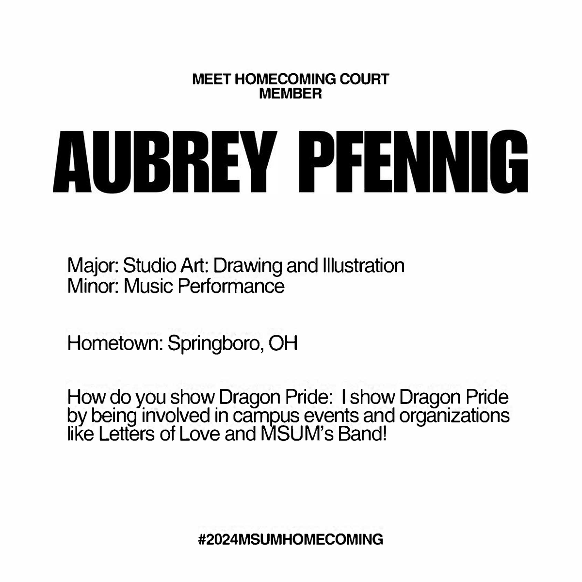 MSUM Homecoming tweet media