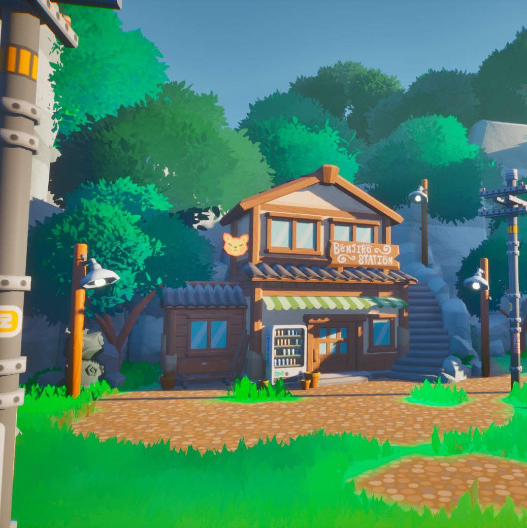 PhoMakesStuff's tweet photo. Yo #PortfolioDay for the first time!
Been teaching myself Blender and Unreal Engine 5 this past year and this is what I've managed to conjure up with my new found techy skillz ~ https://t.co/goN27CjRD7