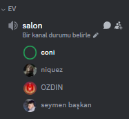 #discordkapatılsın 
son konuşmamız çıkınca tekrar giremeyecek olmamız...