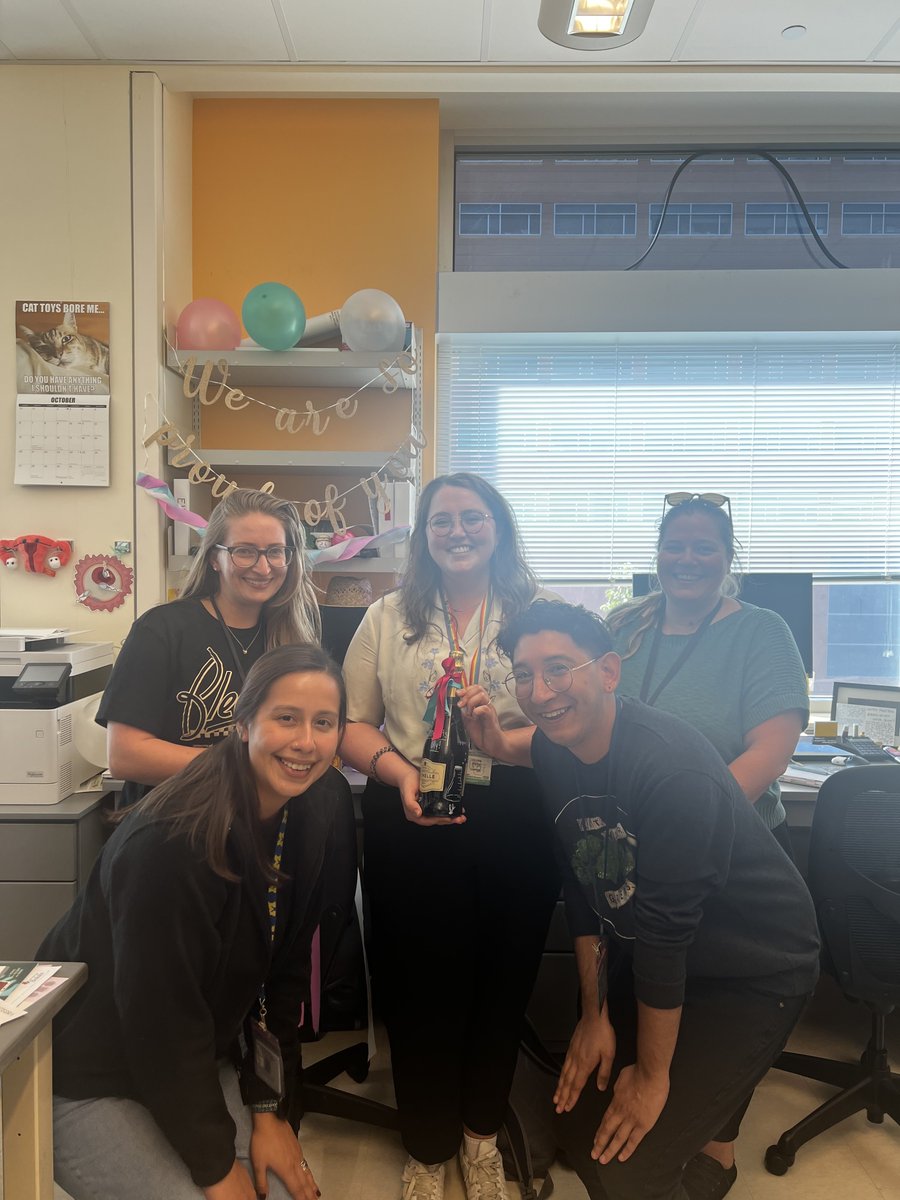 Congratulations to our first grad student on passing her comprehensive exam! She knocked it out of the park. WE ARE SO PROUD OF YOU LILY!!