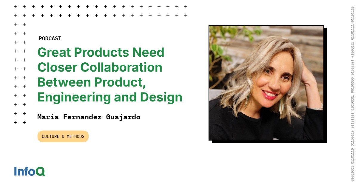 In this #InfoQ #podcast, <a href="/shanehastie/">Shane Hastie</a> &amp; <a href="/marifes/">Maria Fernandez Guajardo</a> explore how product management has evolved, with the need for closer collaboration between product, engineering, and design, especially in the age of AI.

Listen now: bit.ly/3YdKsgr

#ProductManagement #Agile #Teamwork