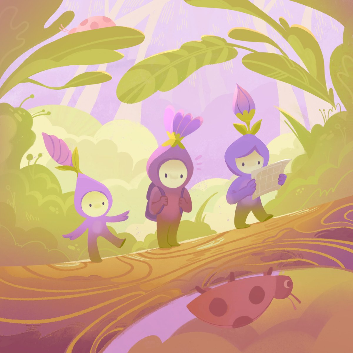 designedbynat's tweet photo. Hi #PortfolioDay ! 👋

I’m Natalia, an illustrator based in Calgary, Canada 🇨🇦 

I love painting colourful environments with organic elements 🌿

You can reach me at
💌 designedbynatalia@gmail.com https://t.co/HuCEwIjB0w