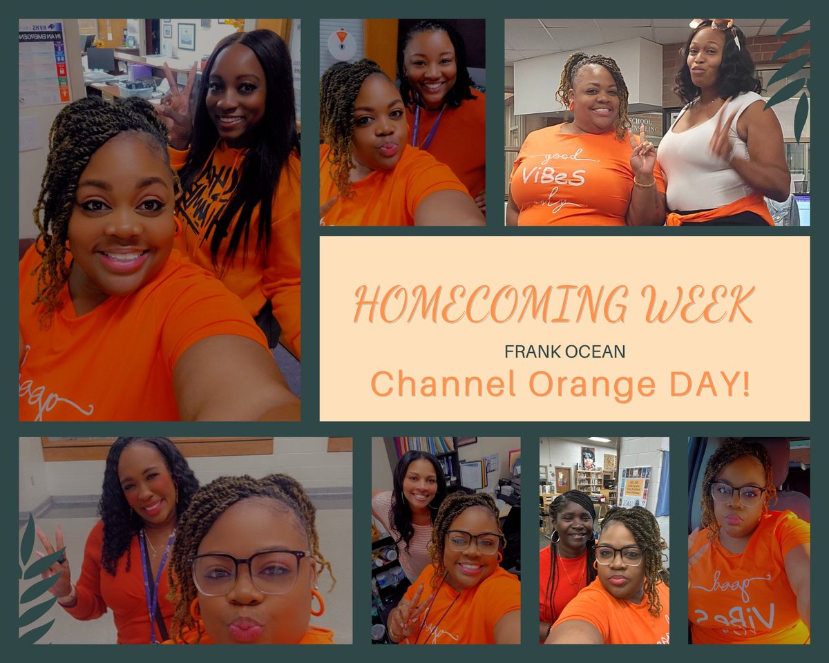 Day 2..Homecoming Week at the View!!! Channel Orange Day!