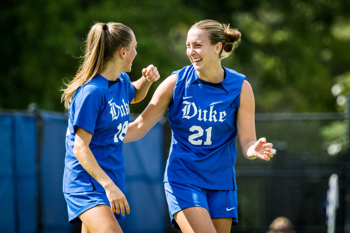 .<a href="/DukeWSOC/">Duke Women's Soccer</a> playing no games this year! 🙅‍♀️😈

• Currently riding a nine-game winning streak, while outscoring opponents, 32-3 (!)
• Ranked No. 1 in the country for the first time in school history since 1992
• Ranked No. 1 for the first time under head coach Robbie Church