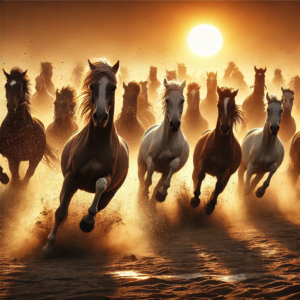 ✍️ضرب الله تعالى لنا مثلًا عظيمًا في سورة العاديات، يجعلنا نستحي منه، فيه أقسم بالعاديات وهي الخيول..
لكن لم يُقسم الله بها وهي واقفة، بل نعتها بصفة الضبح..
الضبح هو صوت أنفاس الخيول عندما يحترق صدرها من شدة الركض،
فقال تعالى«وَالْعَادِيَاتِ ضَبْحًا».
وبصفة أخرى فقال