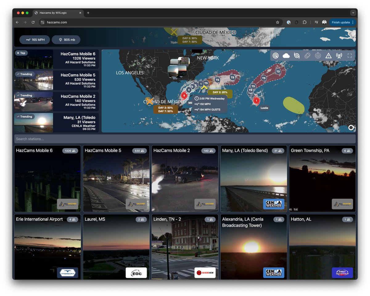 auchenberg's tweet image. Okay, this is the best Hurricane #Milton2024 overview I&apos;ve seen so far, via @ChrisJacksonSC 

#hurricaneMilton #milton 

hazcams.com