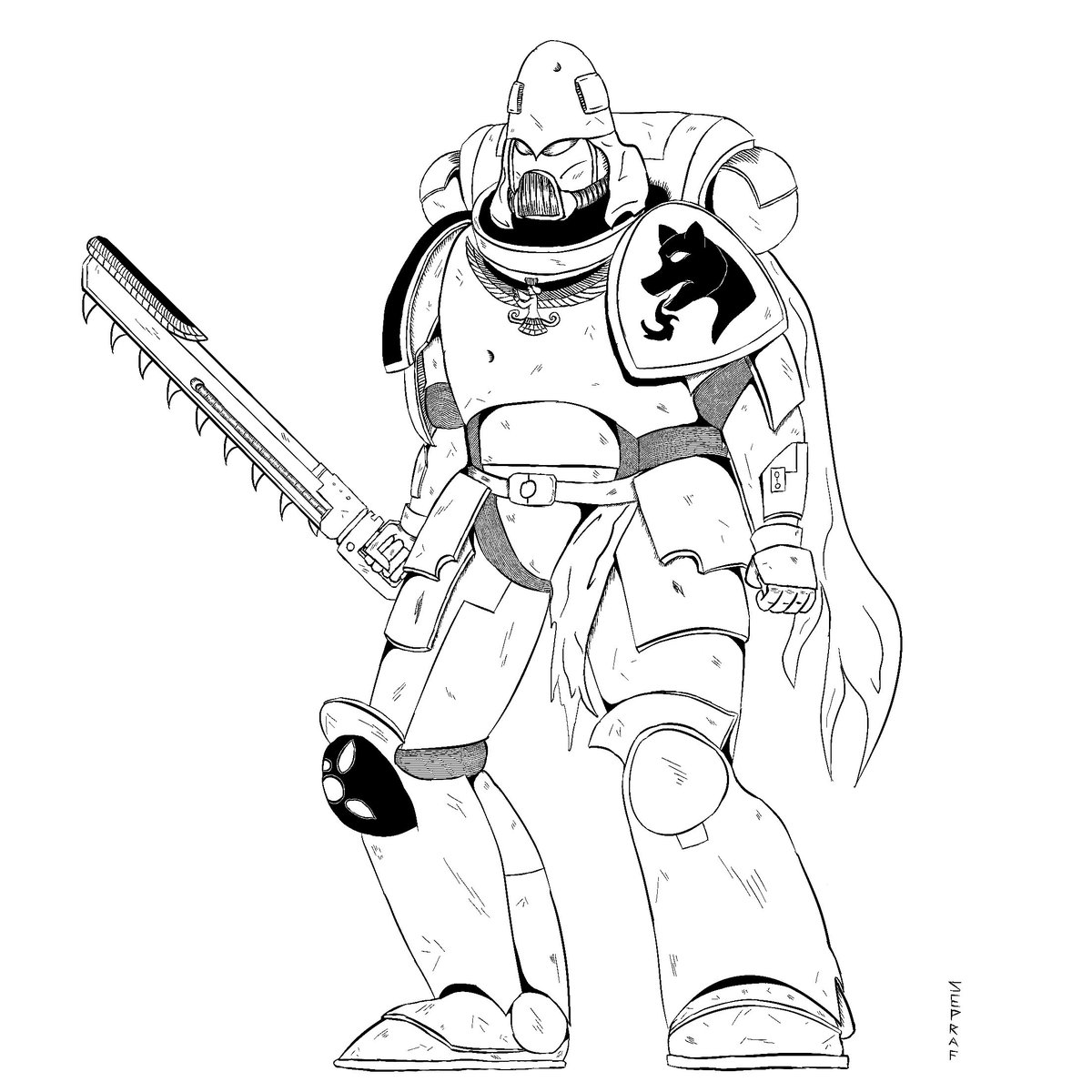 Sepraf's tweet image. I just saw another #PortfolioDay post going around so I thought I would update my list of 4 coolest drawings