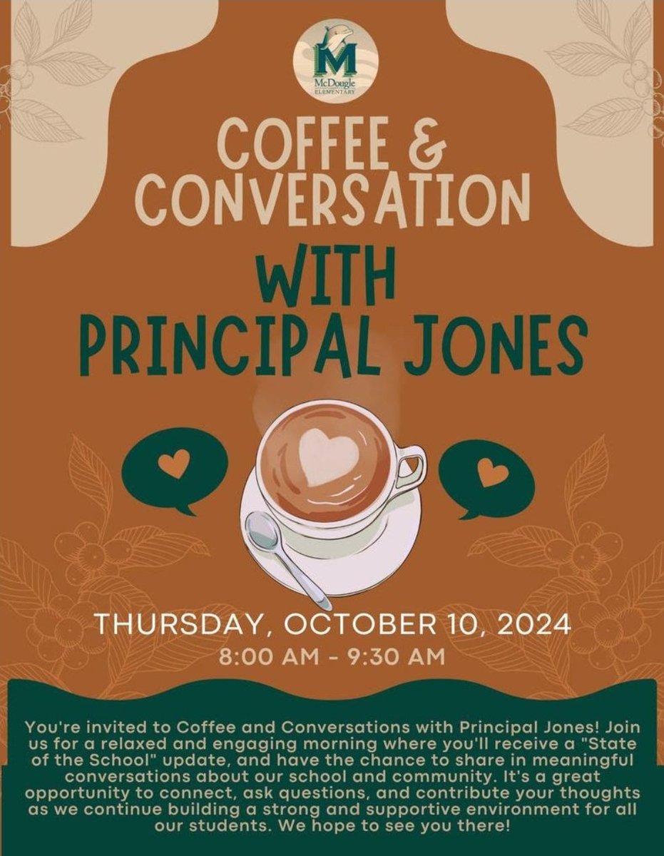 McDougle Elementary (@mcdouglees) on Twitter photo Tomorrow, we will participate in #NationalWalkBikeRide to School Day. Thursday morning, Dolphins, please come out for Coffee and Conversation with <a href="/PrincipalKJones/">Kirtisha Jones</a> ππ¬ππ¬π <a href="/chccs/">Chapel Hill-Carrboro City Schools</a> Tomorrow, we will participate in #NationalWalkBikeRide to School Day. Thursday morning, Dolphins, please come out for Coffee and Conversation with <a href="/PrincipalKJones/">Kirtisha Jones</a> ππ¬ππ¬π <a href="/chccs/">Chapel Hill-Carrboro City Schools</a>