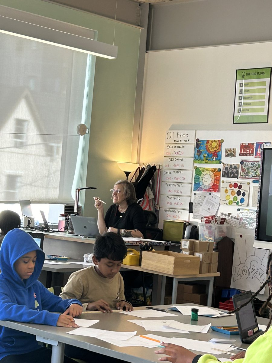 Visit your colleagues - especially the ones outside your discipline..
You will always learn something from them and the kids you share…