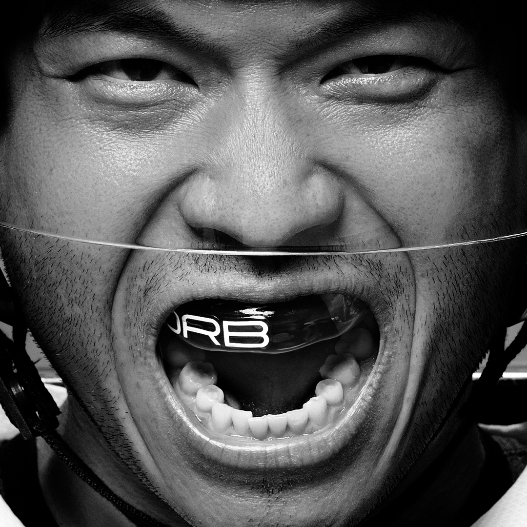 We track during training. We track during game day. We do it with ORB Sport Smart Mouthguard.