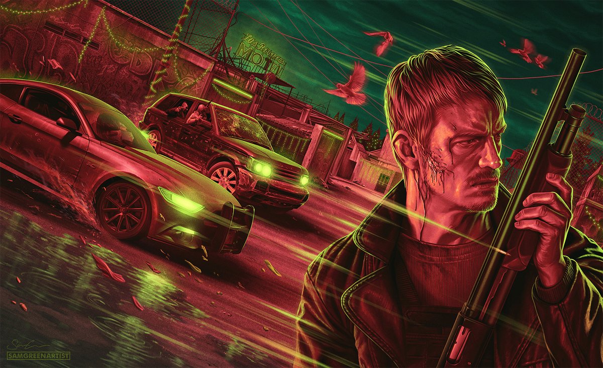 SamGreenArtist's tweet image. I'm Sam - I'm an illustrator from the UK specialising in posters, physical media and key art. If you're interested in working together, get in touch!
🌐 Portfolio: samgreenartist.com
✉️ Email: samgreenartist@outlook.com
RT's appreciated!
#PortfolioDay