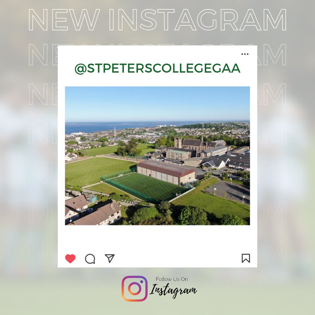 SPC_GAA's tweet photo. 🚨 St. Peter's College GAA is now on Instagram! Click the link to check us out for updates on matches, team news, and more: https://t.co/iNqloj1VJV. Stay connected with all things SPC GAA. https://t.co/40omNFLZ3X