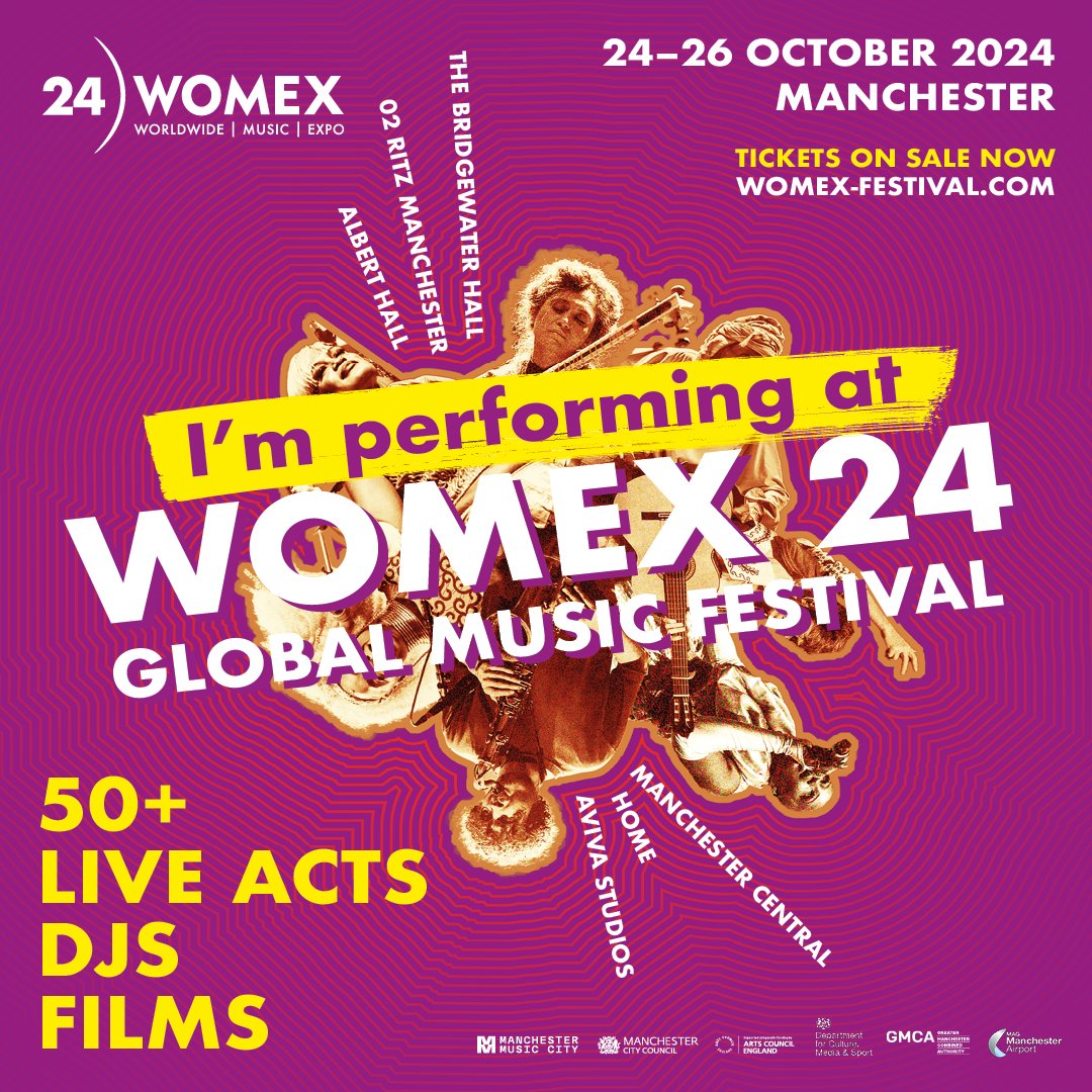 Gwenifer Raymond (@gweniferraymond) on Twitter photo I’m performing at this year’s WOMEX in Manchester!
Saturday 26 October
Horizons Stage <a href="/Alberthallmcr/">Albert Hall</a>
Tickets from £15
Doors 8.30pm
Tickets on sale at womex-festival.com (link in bio)
Choose from a 3-Night Festival Pass, 1-Night Festival Pass or Venue Ticket I’m performing at this year’s WOMEX in Manchester!
Saturday 26 October
Horizons Stage <a href="/Alberthallmcr/">Albert Hall</a>
Tickets from £15
Doors 8.30pm
Tickets on sale at womex-festival.com (link in bio)
Choose from a 3-Night Festival Pass, 1-Night Festival Pass or Venue Ticket