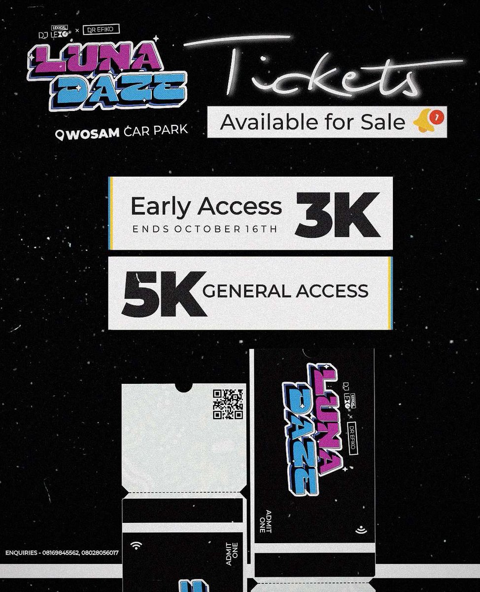 dtf_szn's tweet photo. LUNA DAZE IS COMING AGAIN.

📍WosAm car park, Ago Iwoye. https://t.co/snLtavFoa4